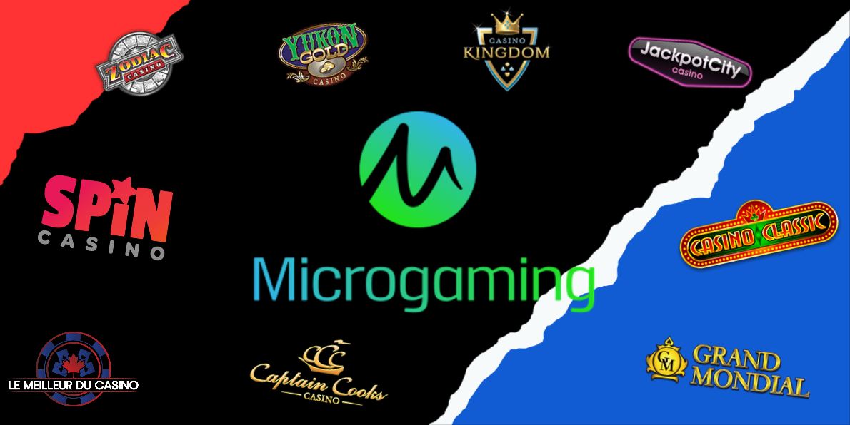 les meilleurs casinos en ligne microgaming