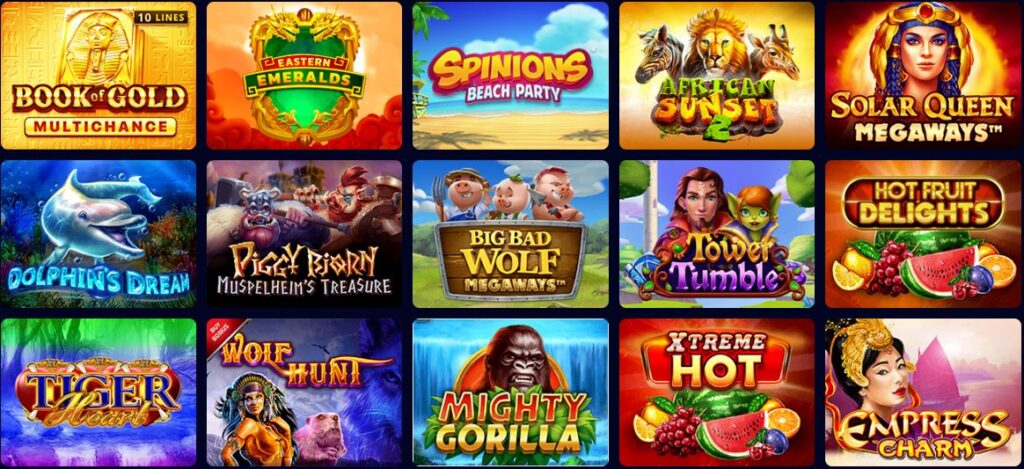 les differentes machines a sous du casino en ligne Kahuna